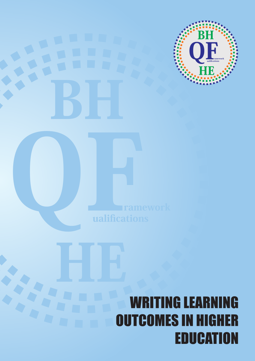 writing learning outcomes in higher education