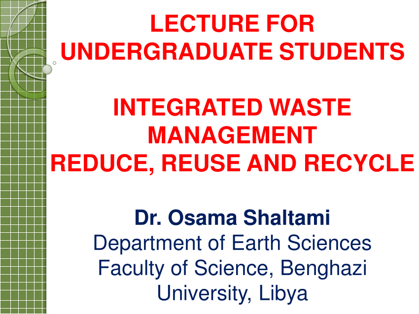 (PDF) Waste Management