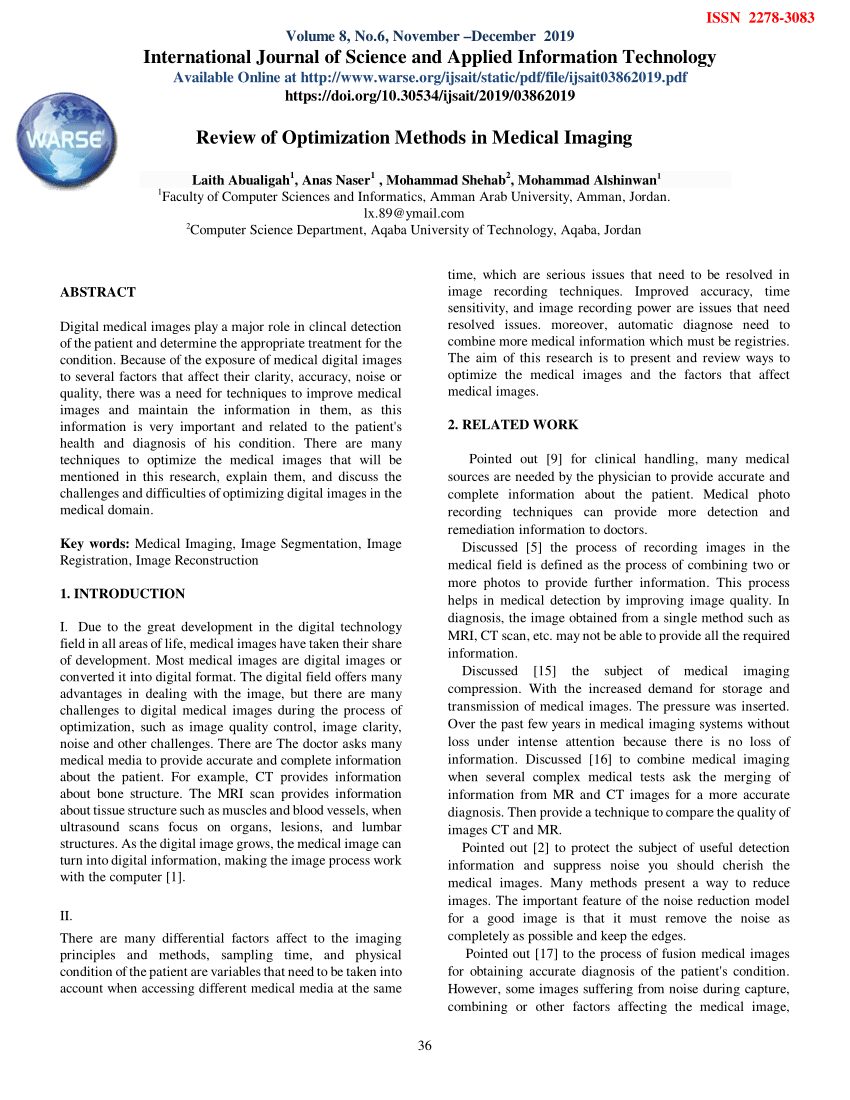 PDF) An Introduction to the Principles of Medical Imaging