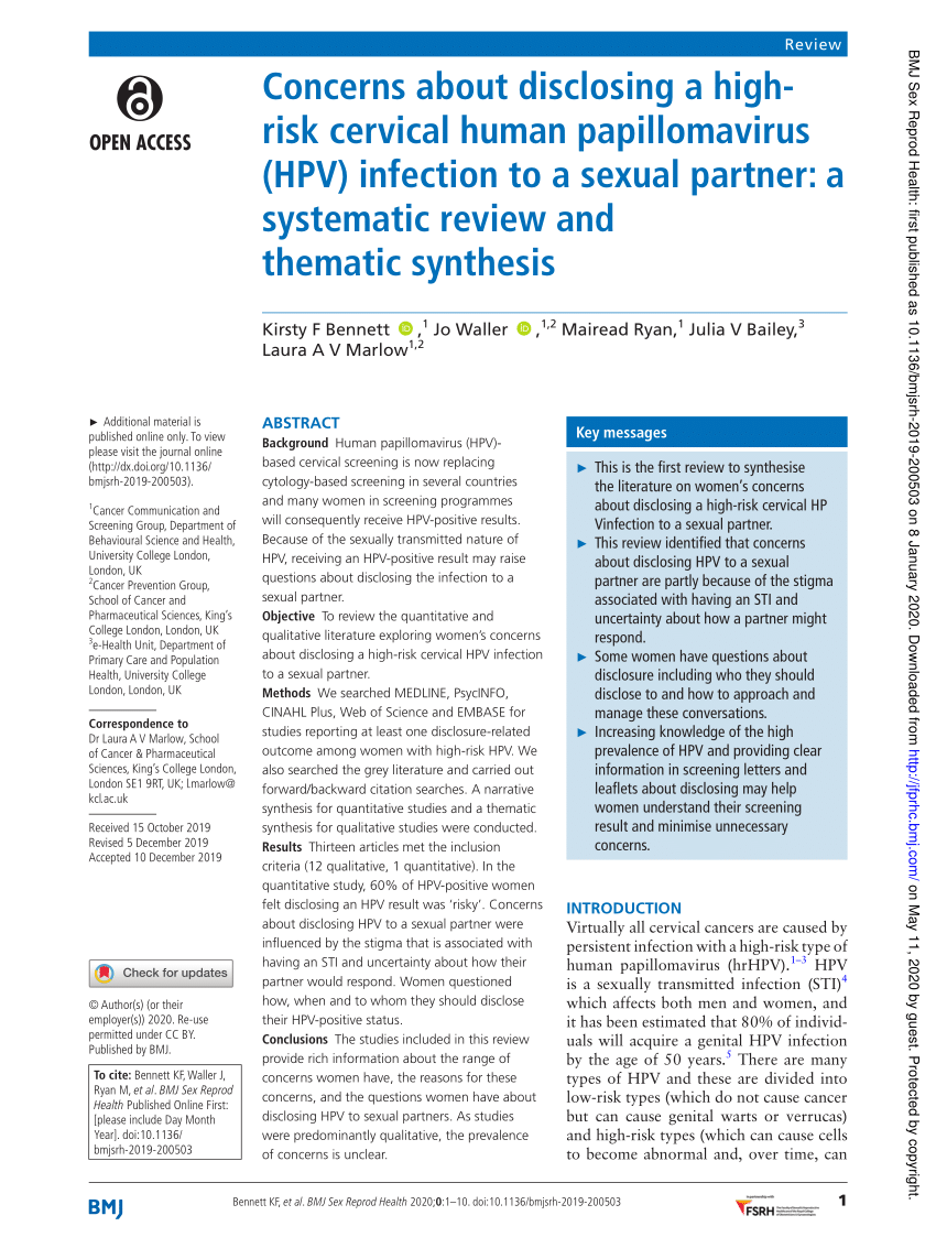 Throat cancer caused by hpv virus, - Human papillomavirus infections bmj