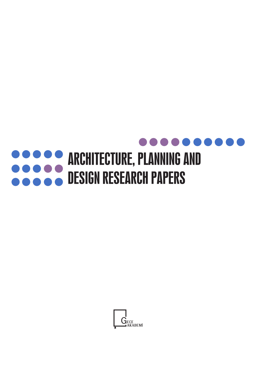 architecture and urban planning research paper
