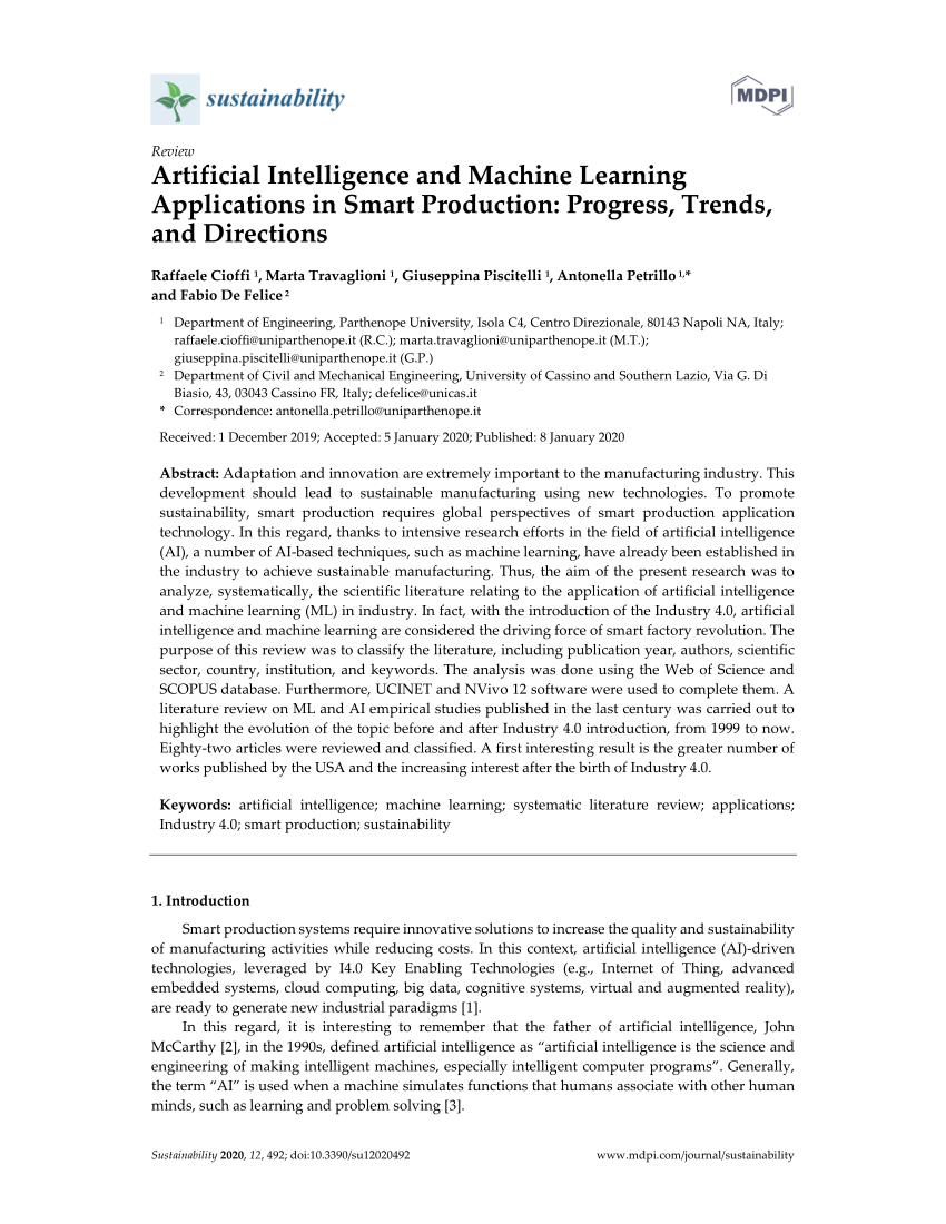 research papers on machine learning applications