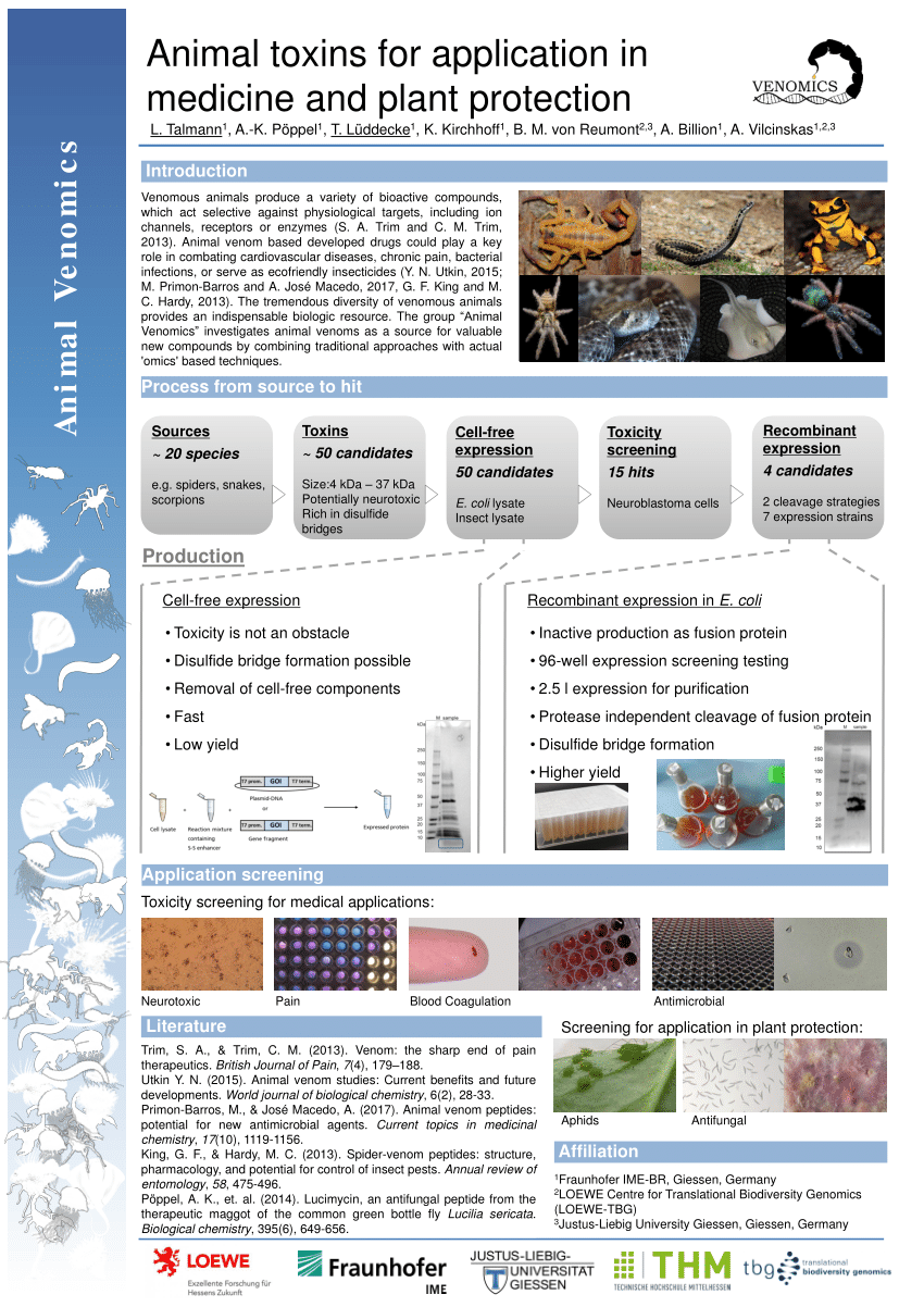 (PDF) Animal toxins for application in medicine and plant protection