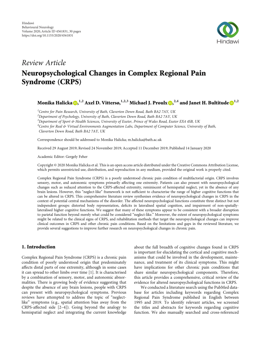 Preserved ability to integrate a rubber hand indicates intact multisensory  integration in CRPS - International Association for the Study of Pain (IASP)