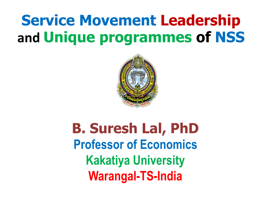 Objectives | National Service Scheme