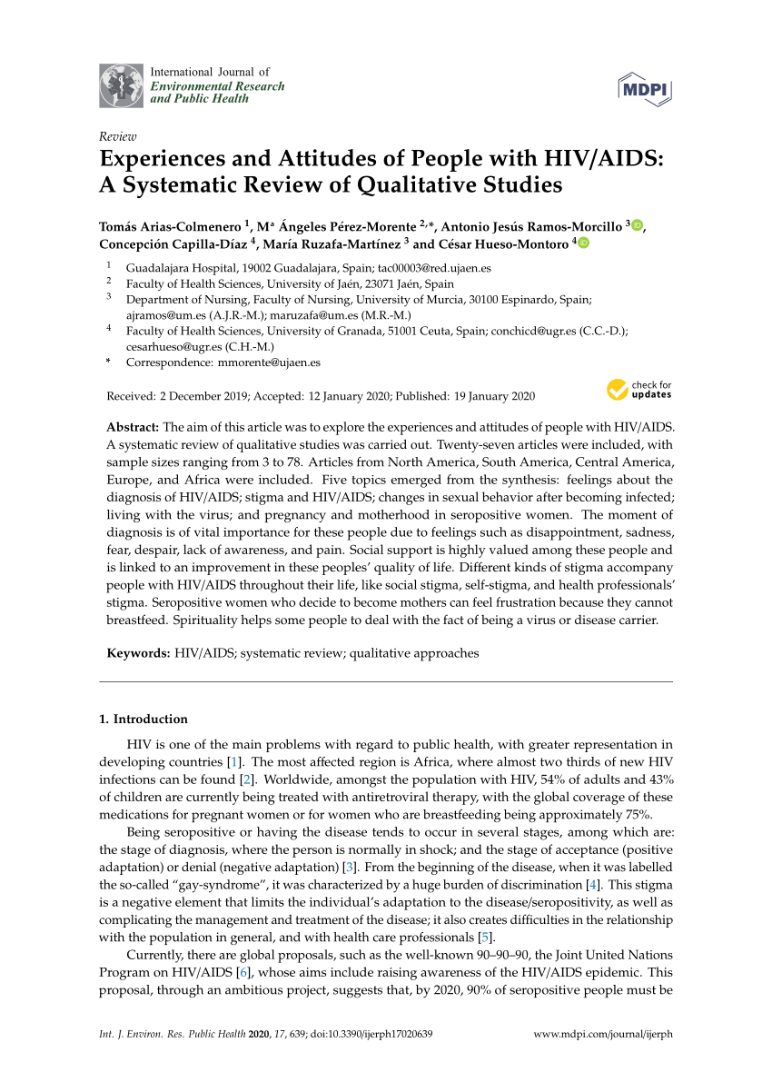 hiv research topics