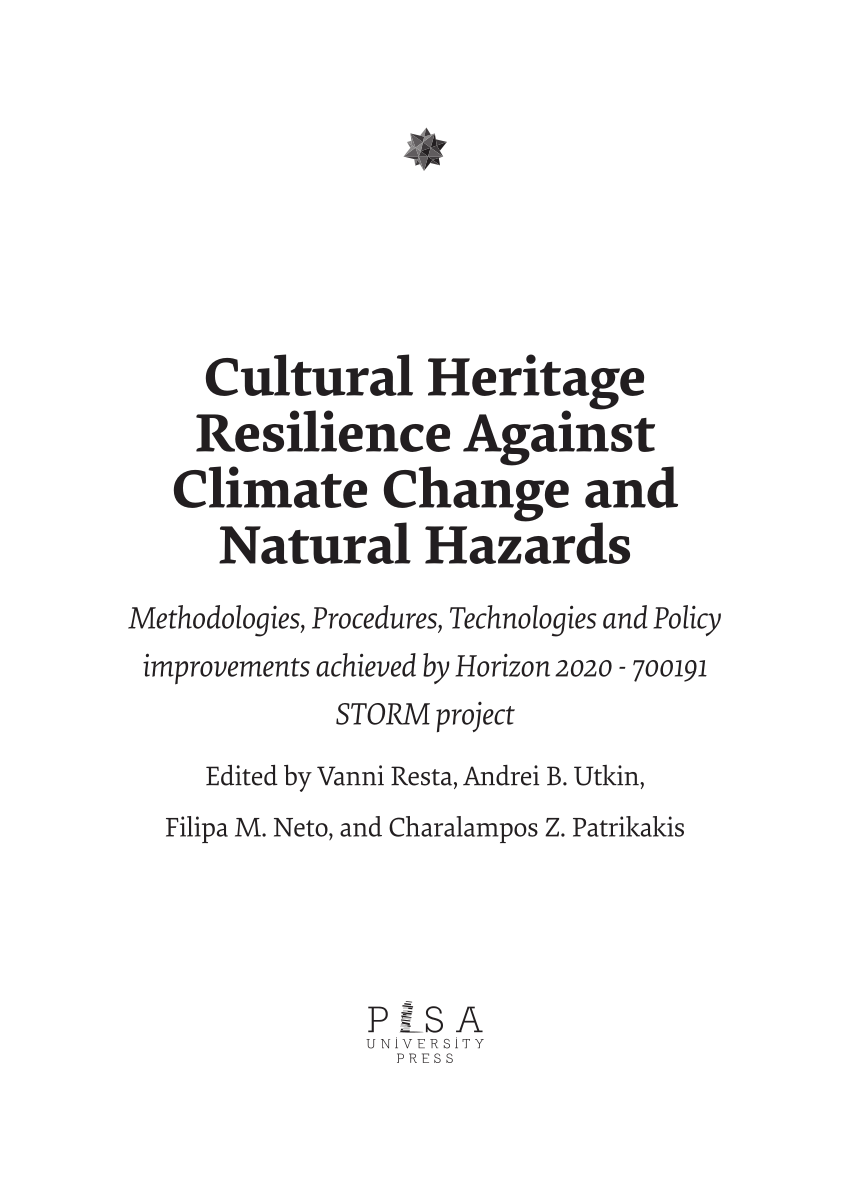 Pdf Cultural Heritage Resilience Against Climate Change And