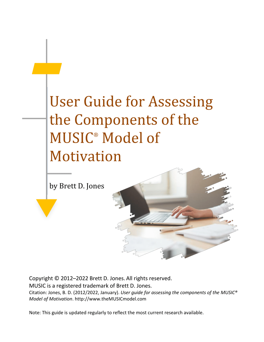 Pdf User Guide For Assessing The Components Of The Music Model Of Motivation
