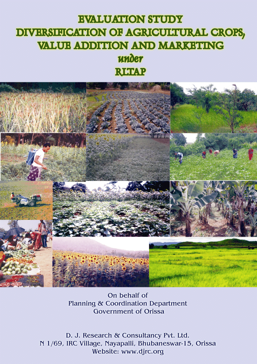 (PDF) Evaluation of diversification of agricultural crops, value ...