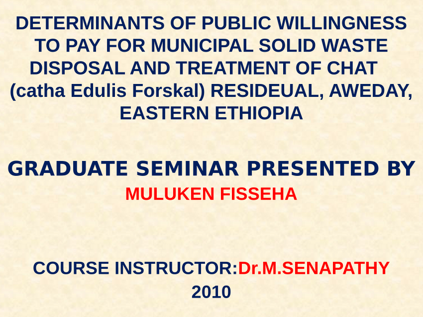 sample of seminar presentation pdf