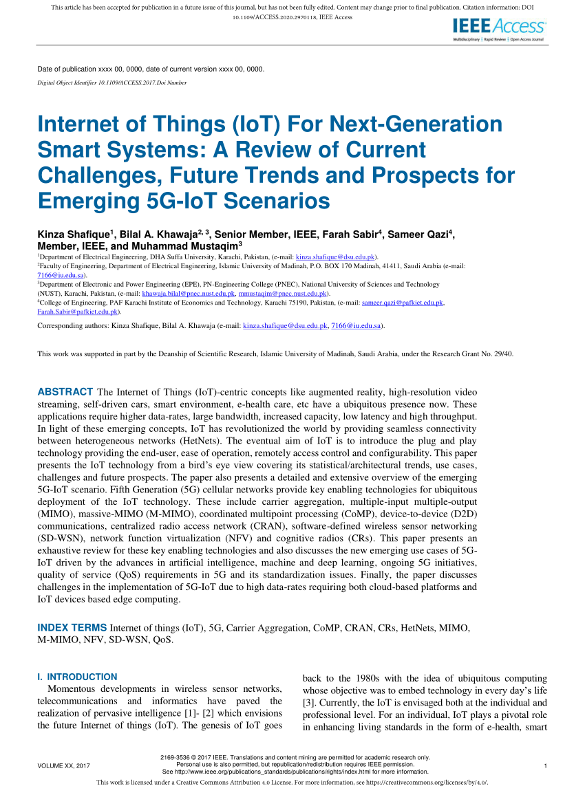 internet of things research paper