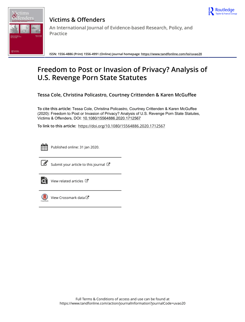 PDF) Freedom to Post or Invasion of Privacy? Analysis of photo