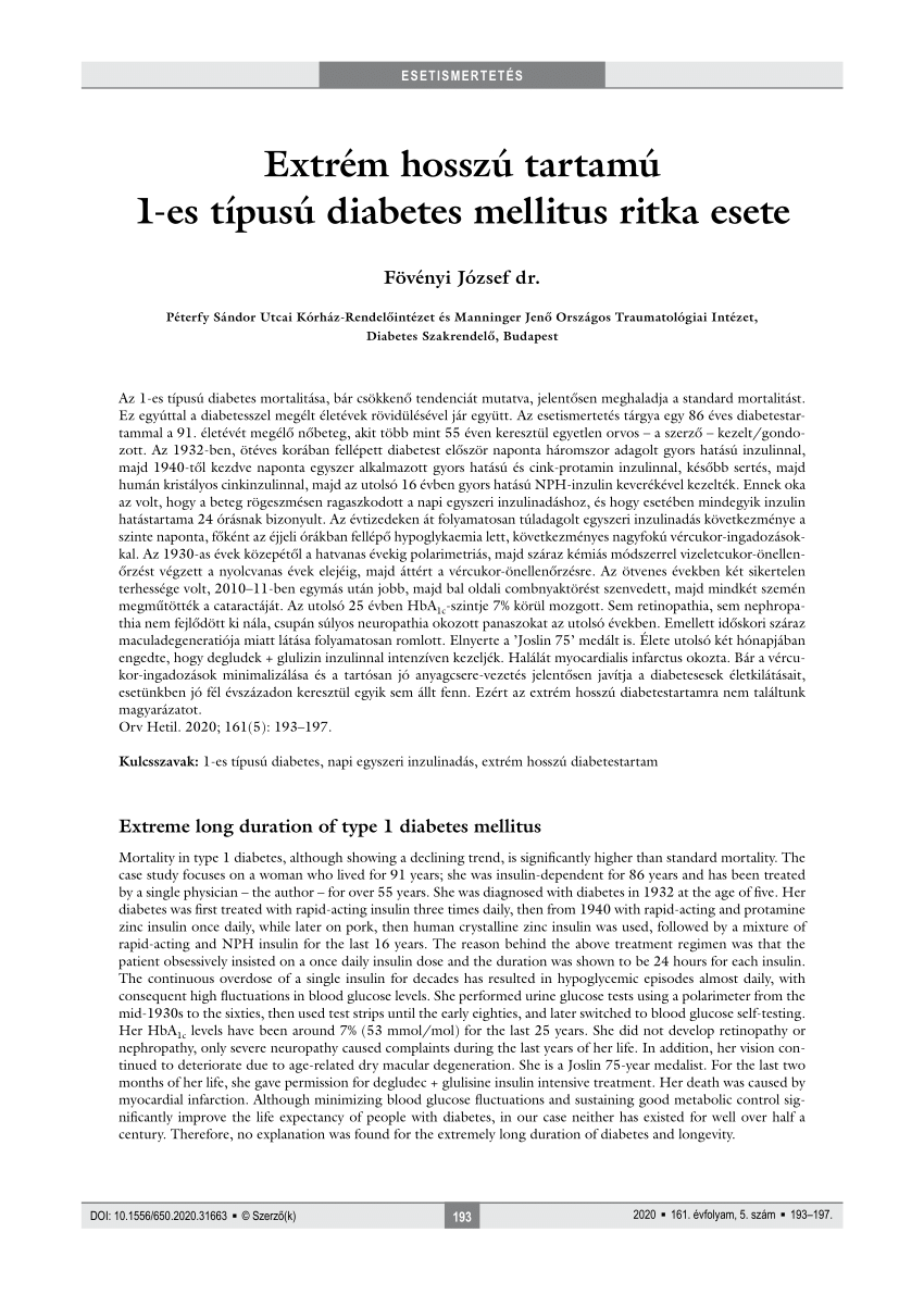 intézetek diabetes care a nem hagyományos gyógymódok a cukorbetegség
