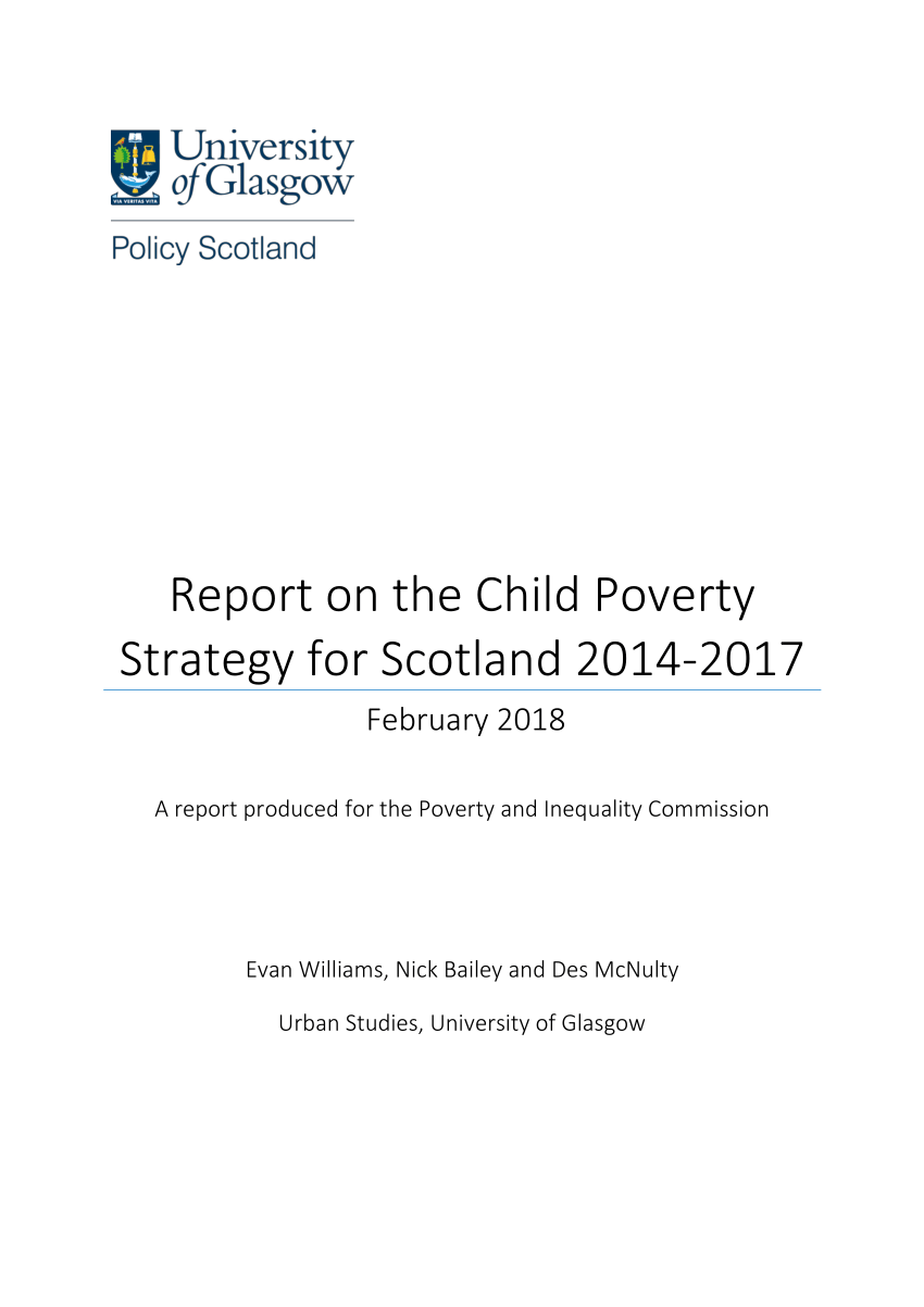 child poverty scotland essay