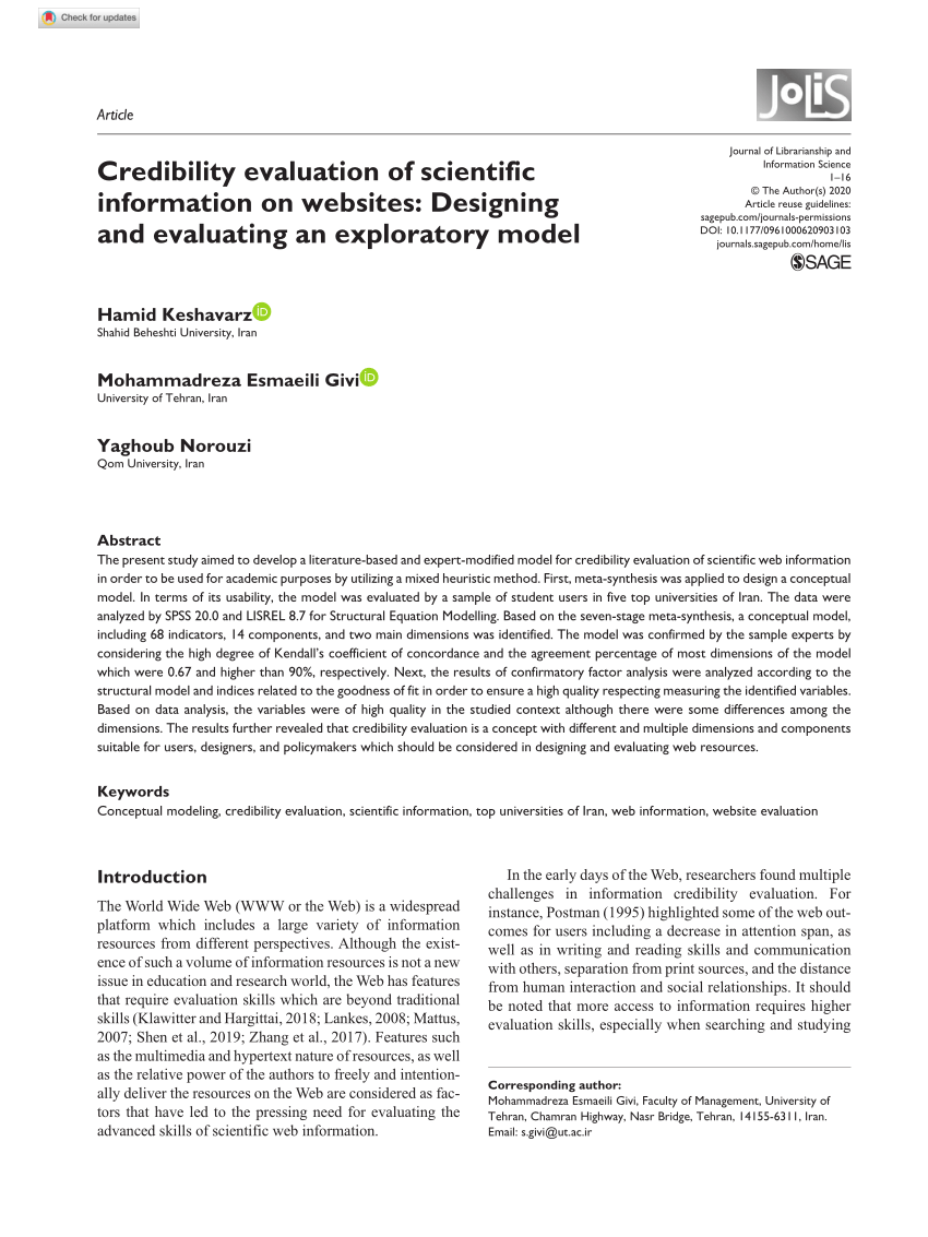 credibility in research pdf