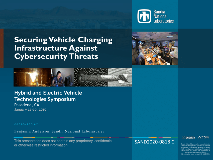 (PDF) Securing Vehicle Charging Infrastructure Against Cybersecurity