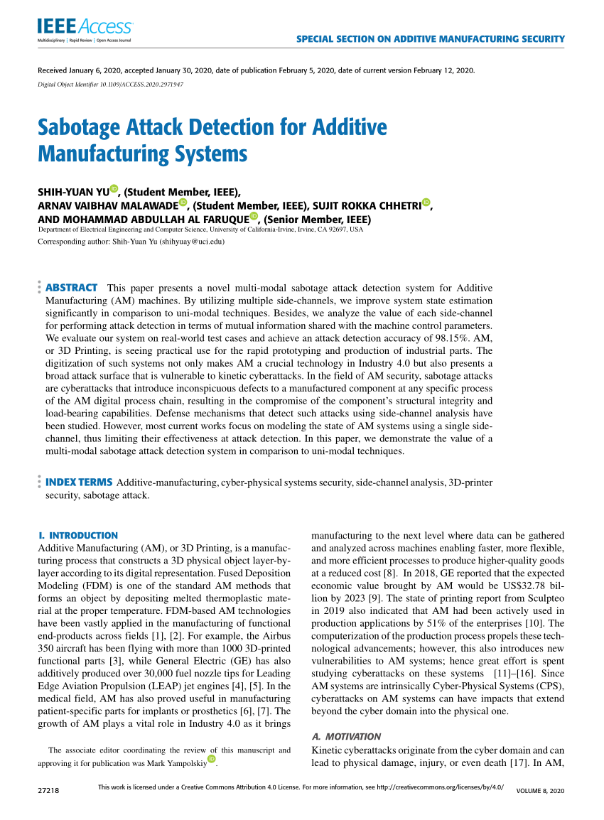 PDF] Power Consumption-based Detection of Sabotage Attacks in