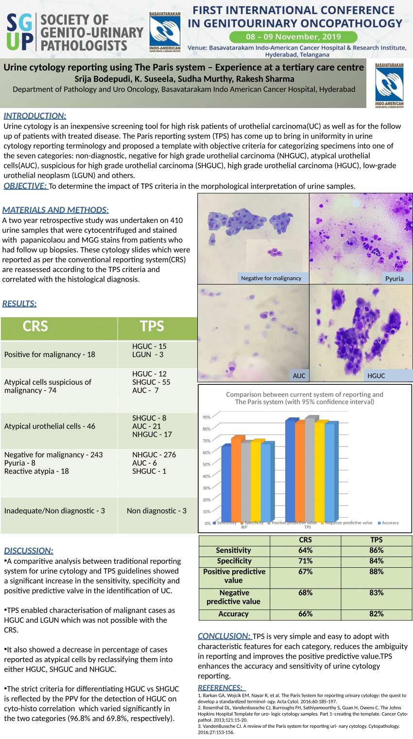 Pdf Urine Cytology Reporting Using The Paris System Experience At A Tertiary Care Centre 