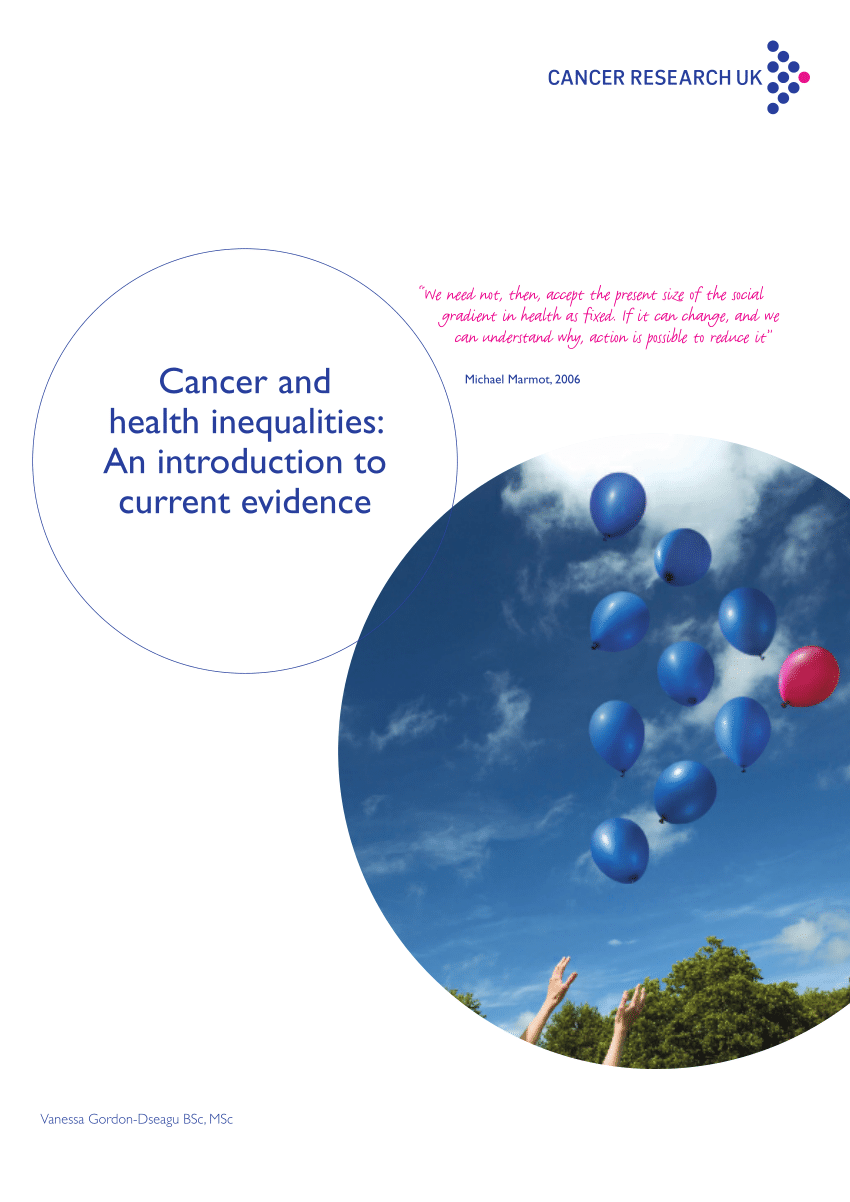 Pdf Cancer And Health Inequalities An Introduction To Current Evidence