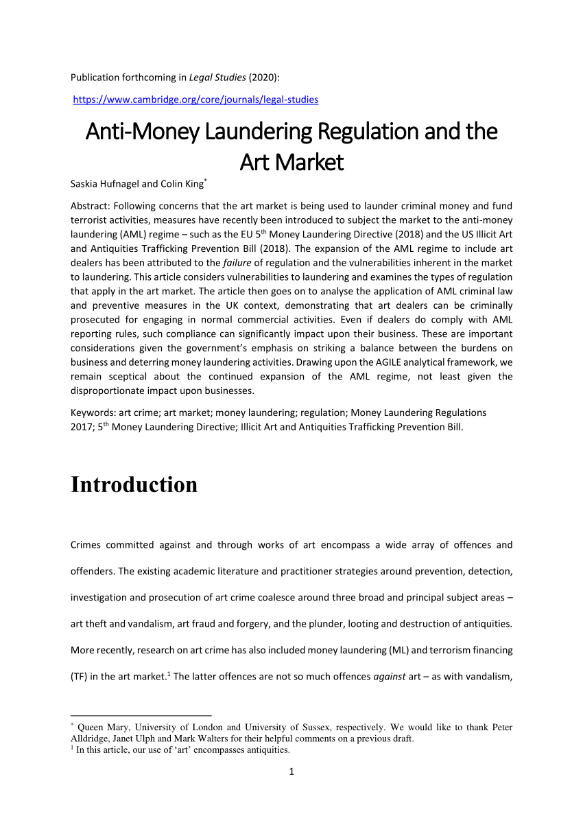 money laundering thesis pdf