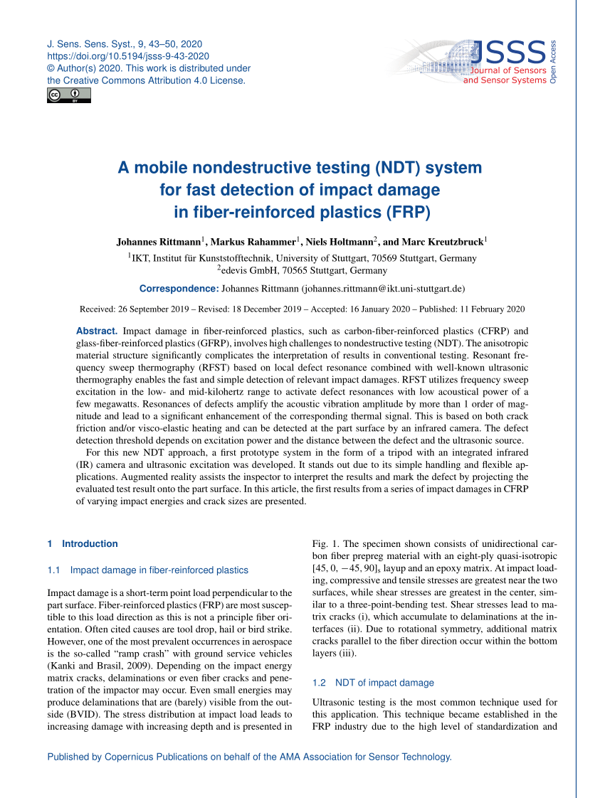PDF) A mobile nondestructive testing (NDT) system for fast ...
