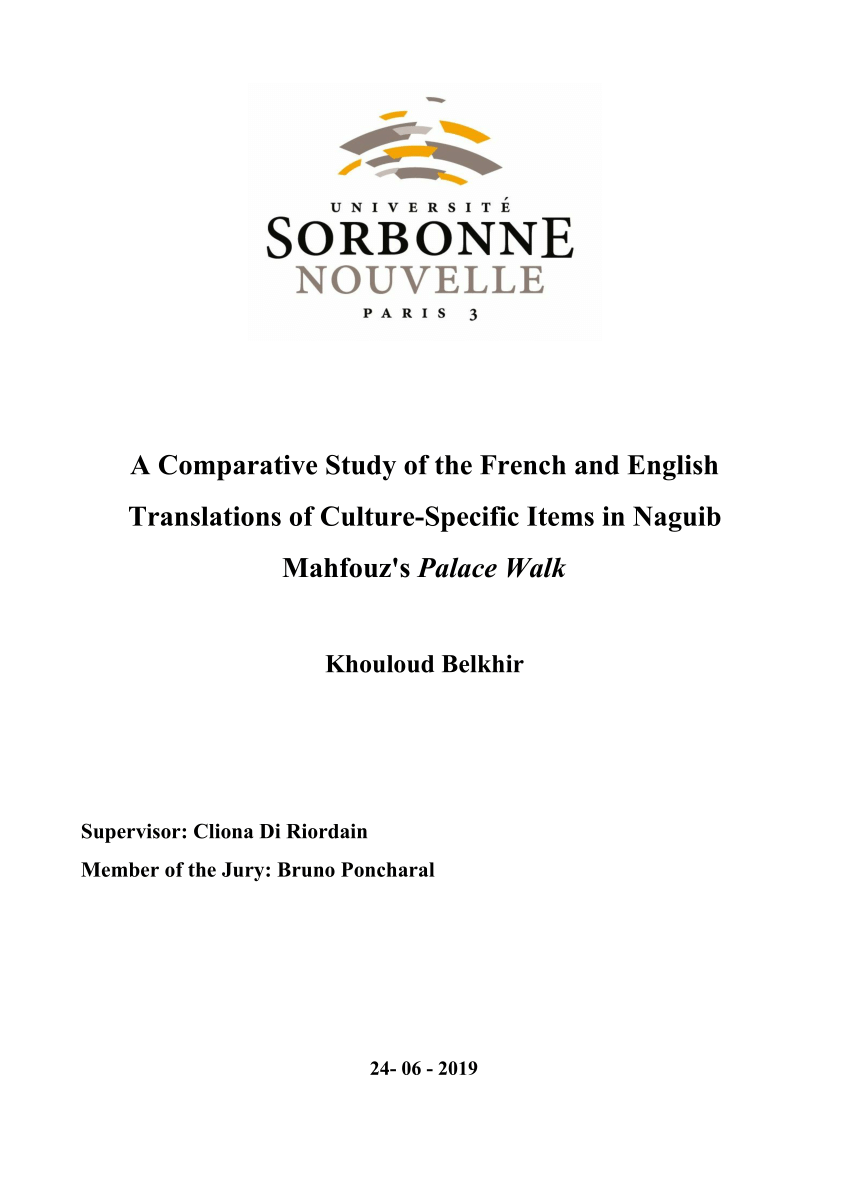PDF] Arabic to French Sentence Alignment: Exploration of A Cross