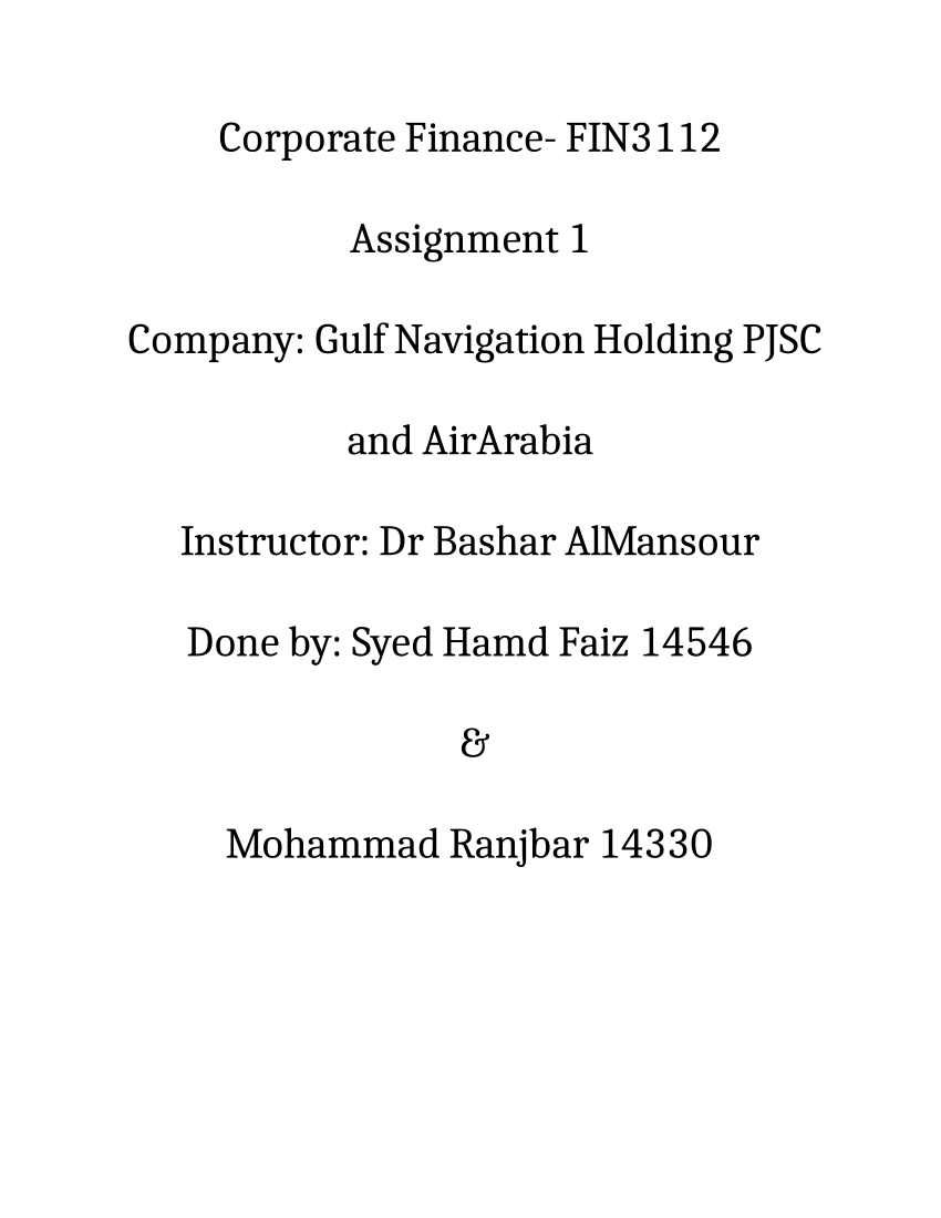 (PDF) Corporate Finance
