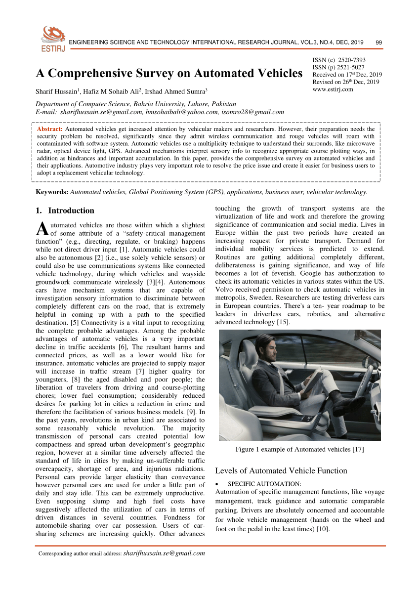 literature review on surveys investigating the acceptance of automated vehicles