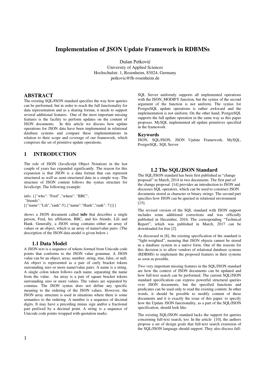 pdf-implementation-of-json-update-framework-in-rdbmss