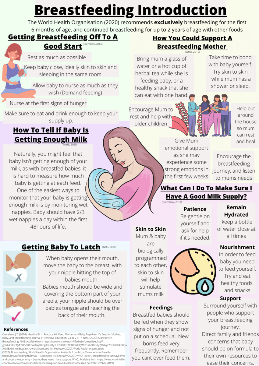 Pdf Introduction To Breastfeeding Poster Available To Download From