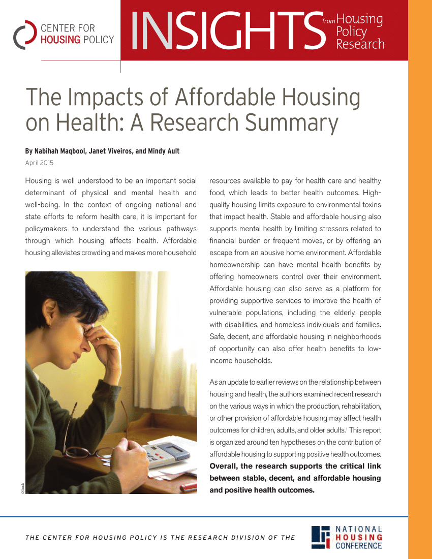 affordable housing research paper pdf