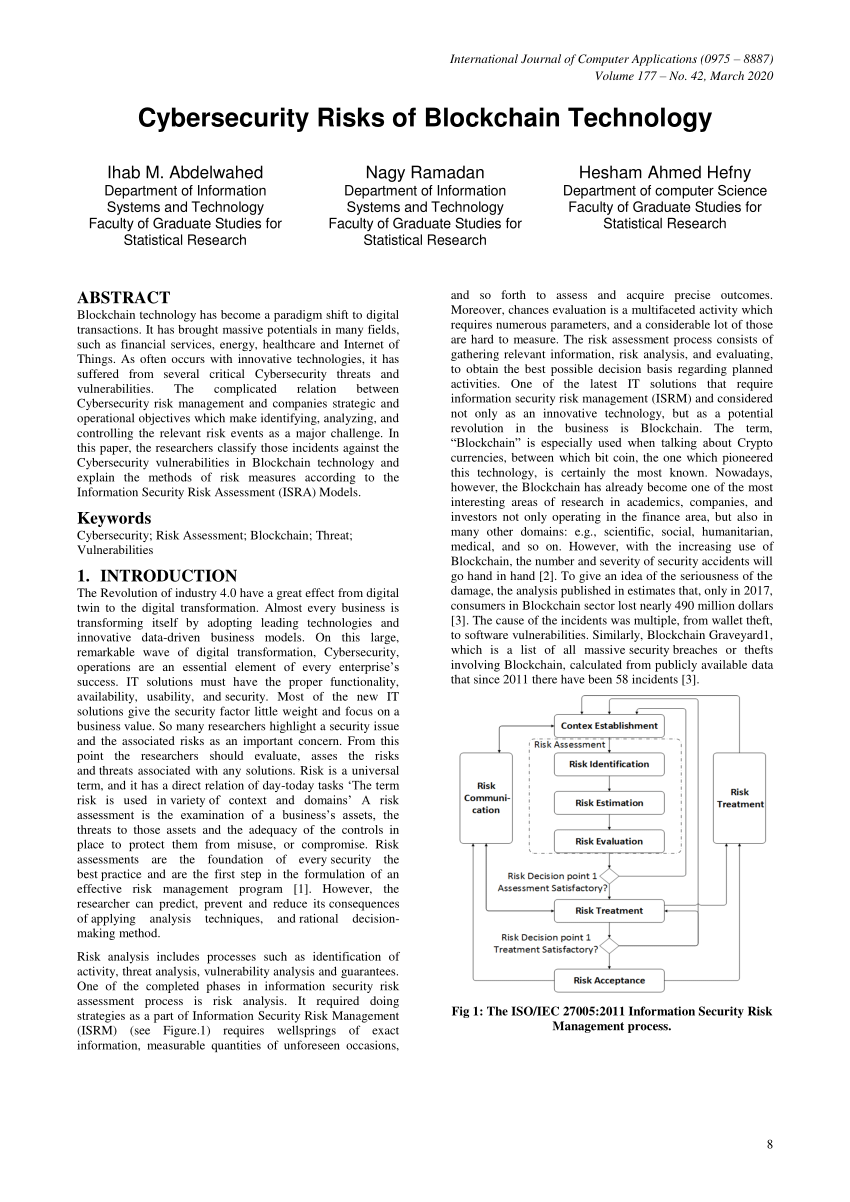 research paper on blockchain in cyber security