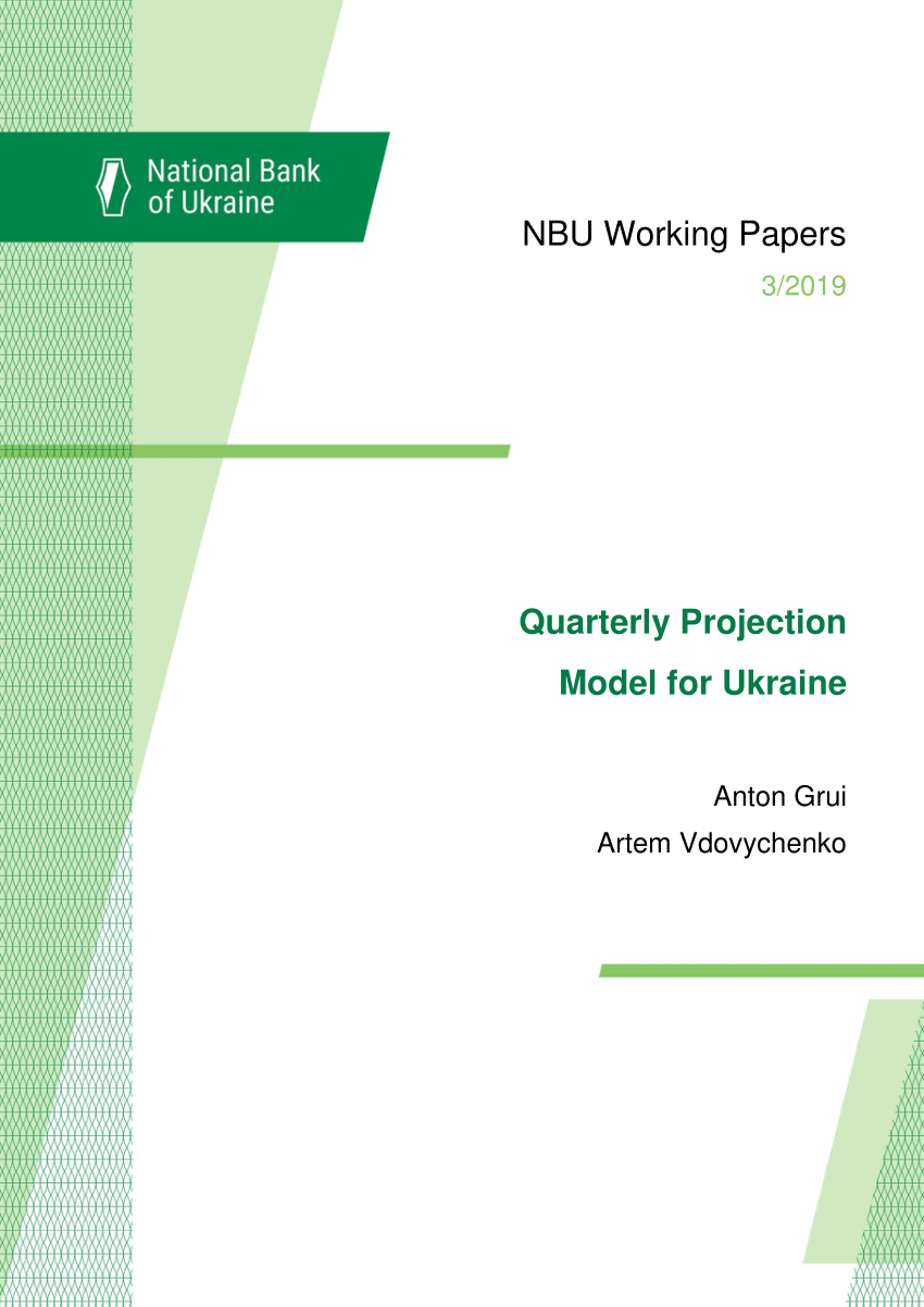 (PDF) Quarterly Projection Model for Ukraine