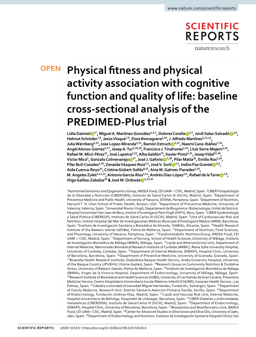 PDF) Physical fitness and physical activity association with ...
