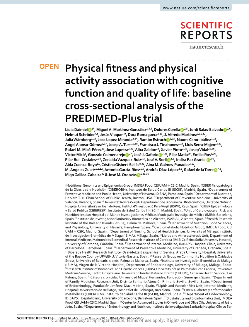 (PDF) Physical fitness and physical activity association with ...