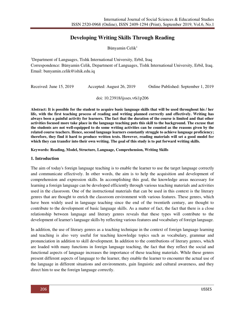 thesis on reading skills pdf