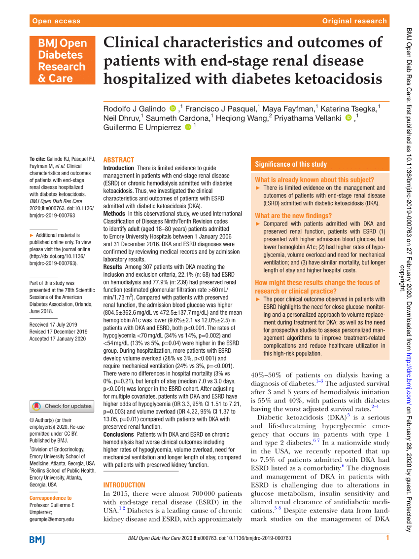 bmj open diabetes research & care of)