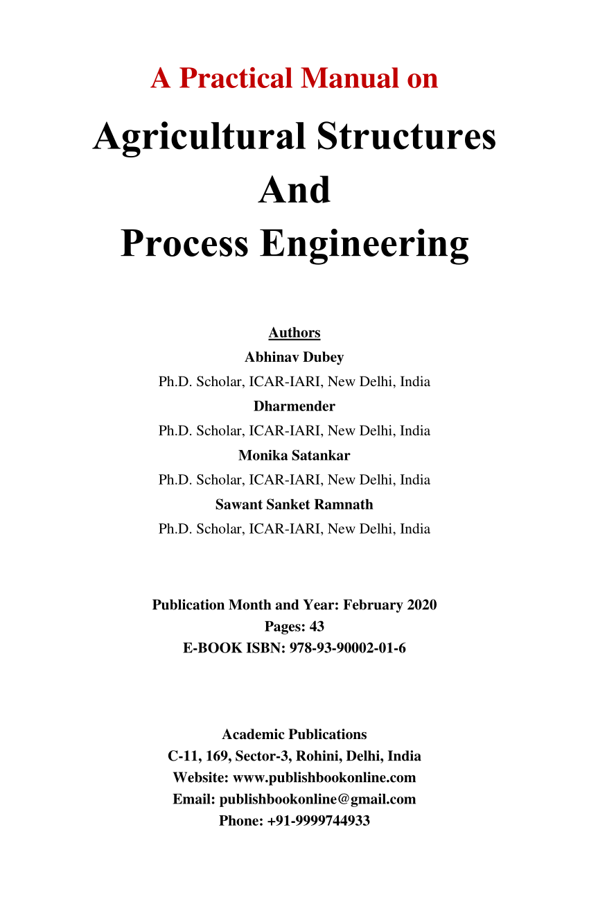 thesis topics for agricultural engineering