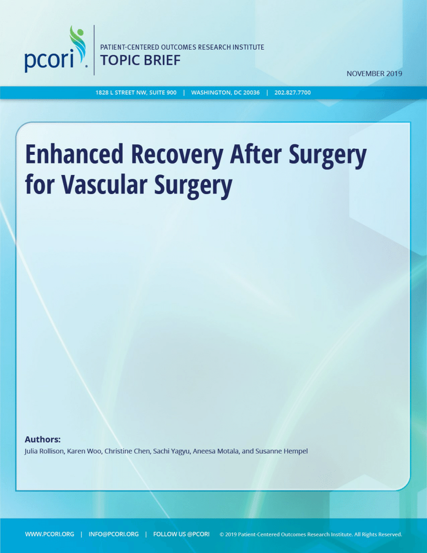 PDF) PCORI-Topic-Brief-Enhanced-Recovery-After-Surgery-for 