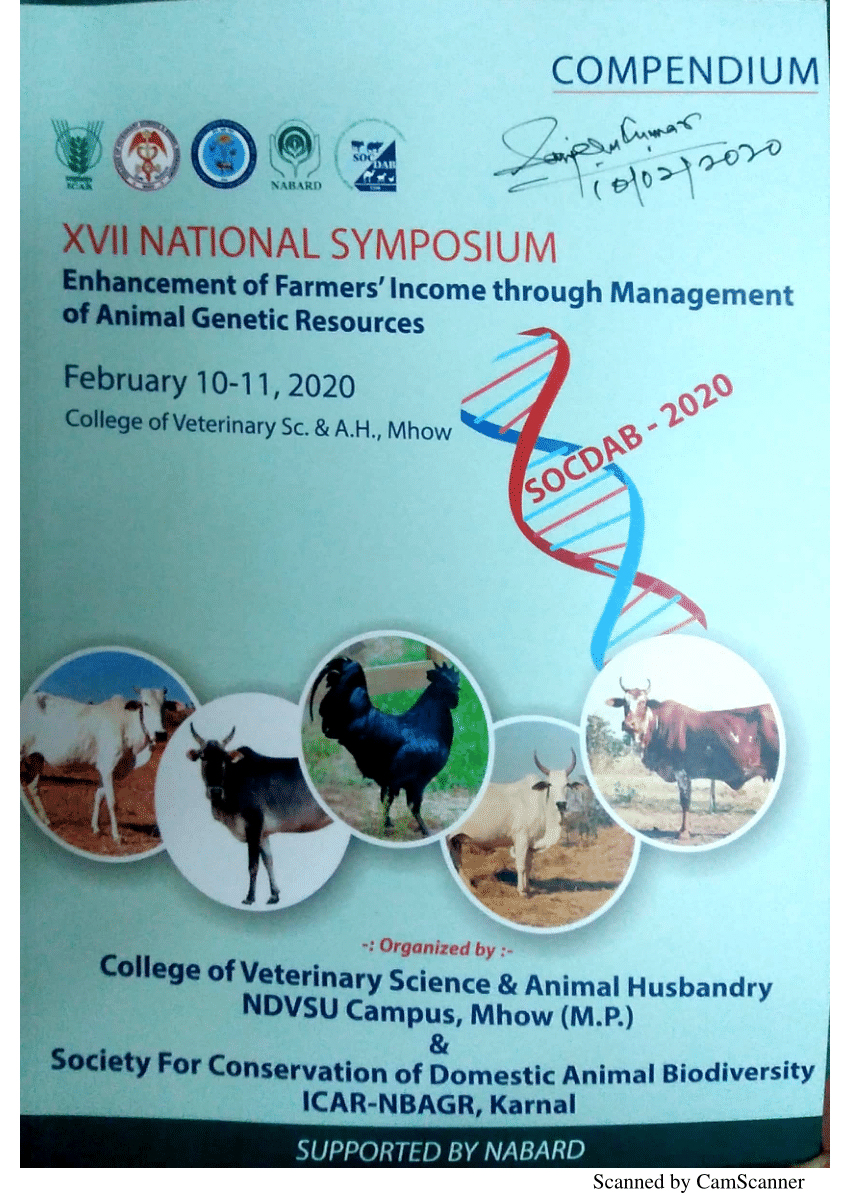 PDF) Animal Genetic Resources and Intellectual Property Right: Farmer's  Perspective