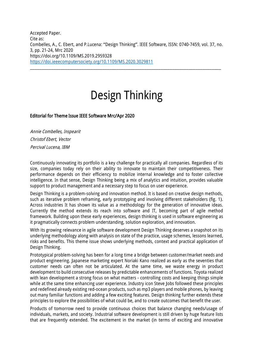 research paper on design theory