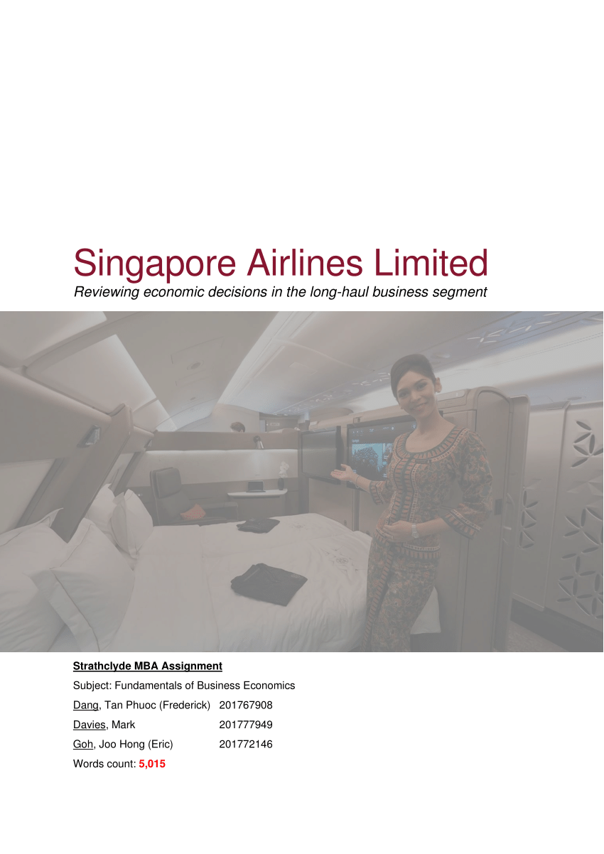 singapore airlines target market