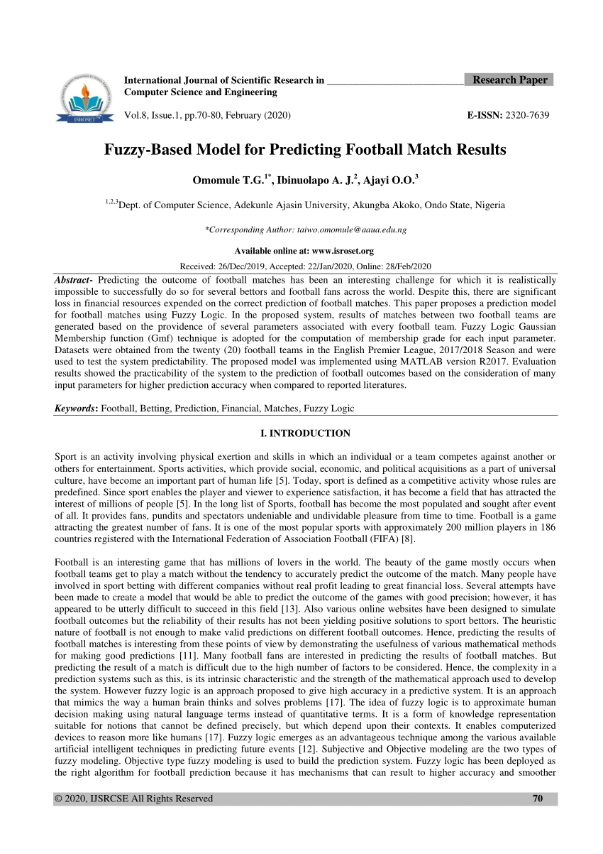 Football Prediction Model Archives - IntelligentFC