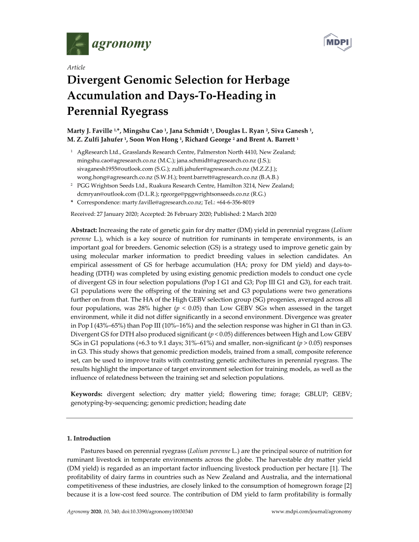 DeltaGen: A Comprehensive Decision Support Tool for Plant Breeders -  Jahufer - 2018 - Crop Science - Wiley Online Library