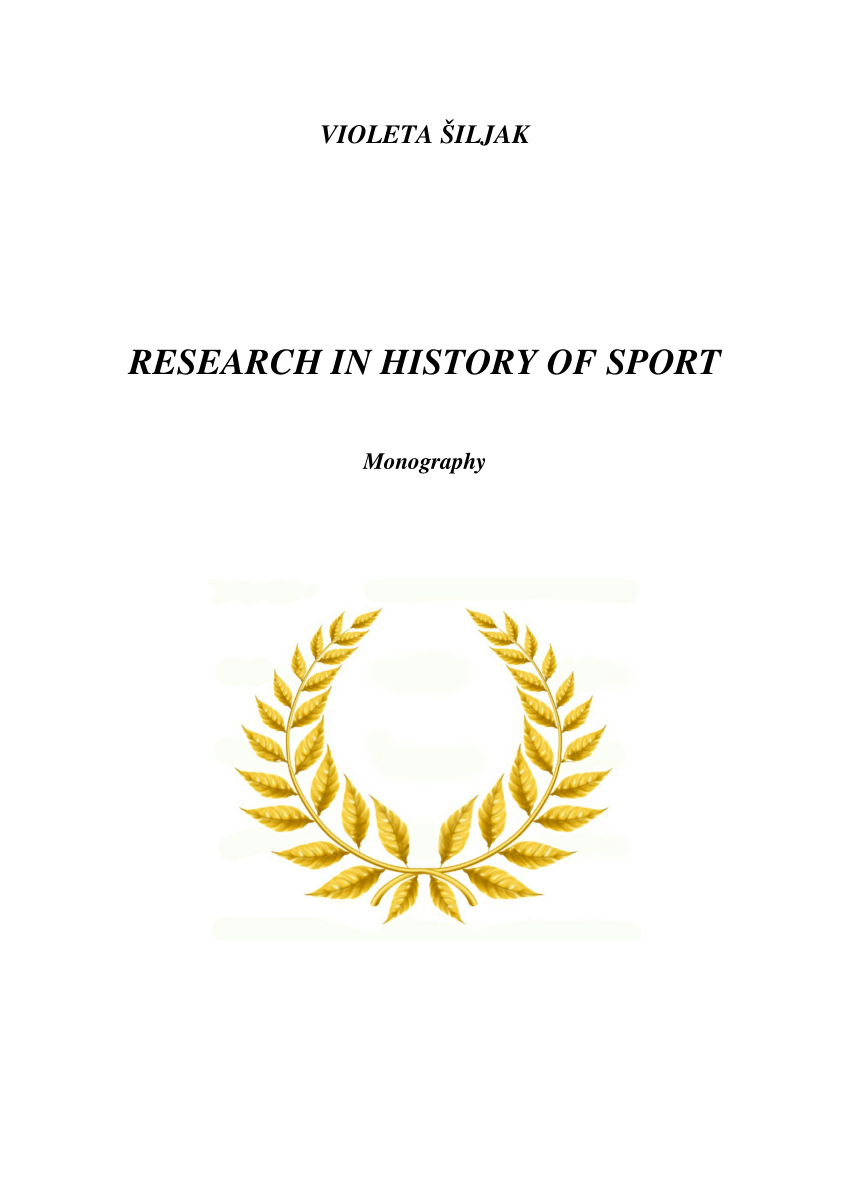 sports history dissertation