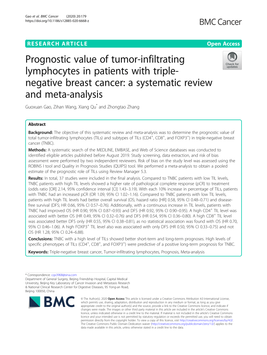 Systemic immune reaction in axillary lymph nodes adds to tumor-infiltrating  lymphocytes in triple-negative breast cancer prognostication