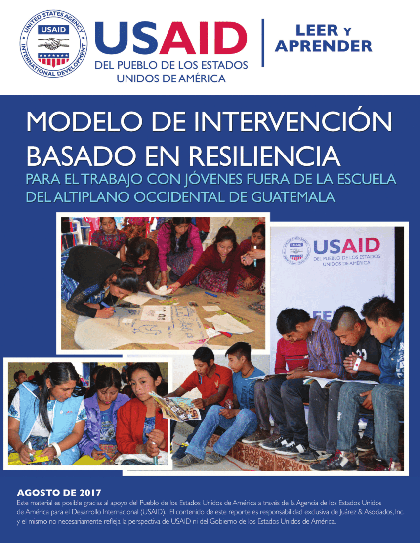 PDF) Modelo de intervención basado en resiliencia para el trabajo con  jóvenes fuera de la escuela del altiplano occidental de Guatemala