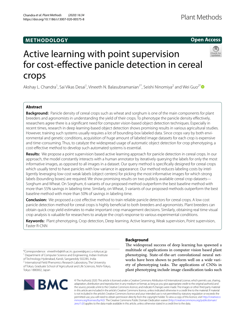 PDF) Active learning with point supervision for cost-effective