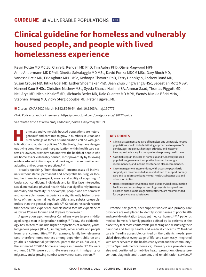 homeless research articles