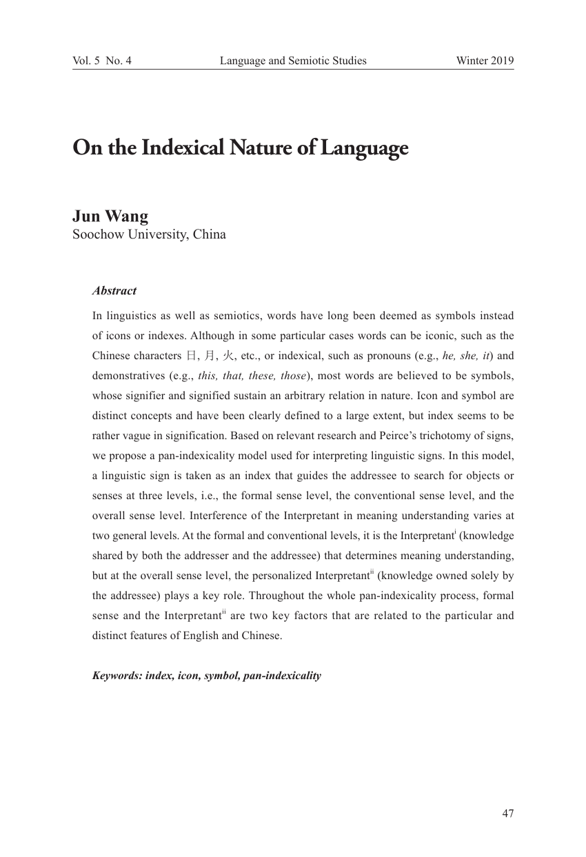 essay about nature of language